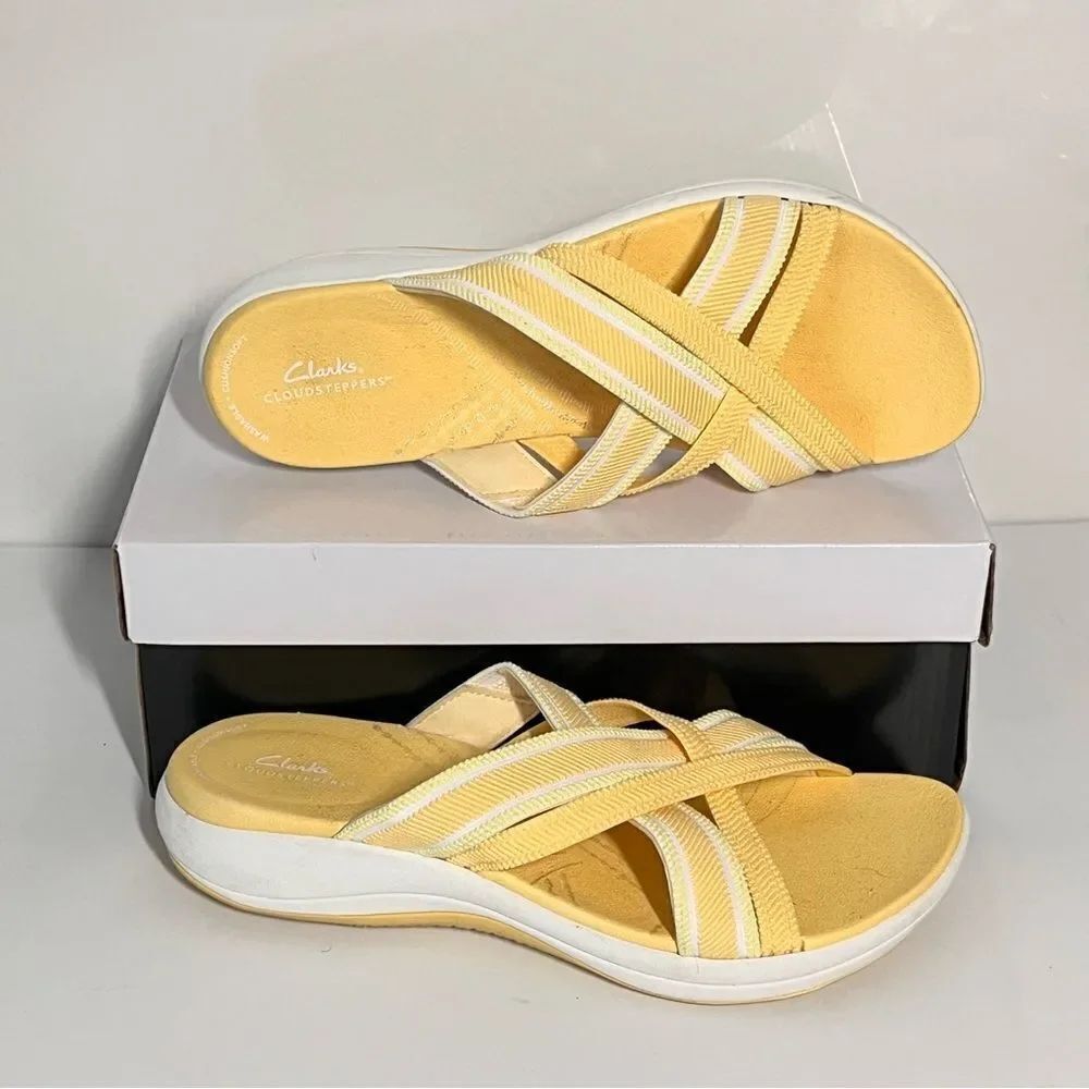 Clarks Cloudsteppers Mira Isle Sport Slide Sandals